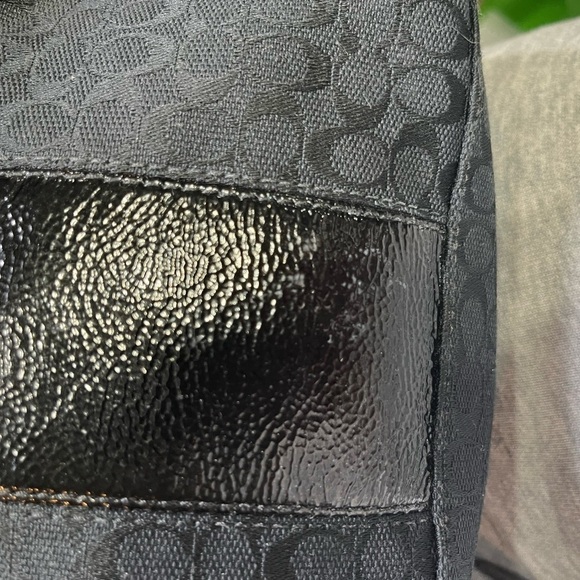 Authenticated Coach Black Jacquard signature Print Ergo Mini Small Purse 41066 - Picture 11 of 16